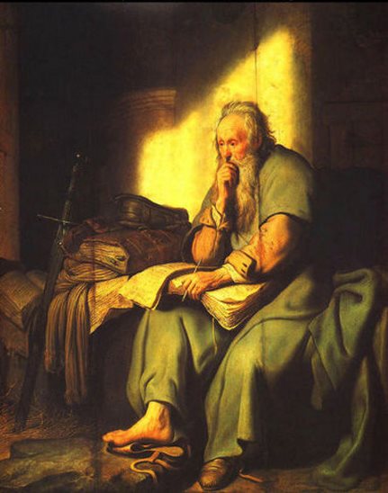 Rembrandt: Pál apostol a börtönben